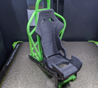 3D file Racing car seat phone stand with roll cage - Soporte de teléfono  Racing 🚗・3D printing model to download・Cults