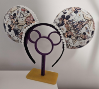 Archivo STL Porta Orejas Disney 👗・Modelo para descargar y imprimir en  3D・Cults