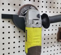 Wall Mounted Angle Grinder Holder - Parkside