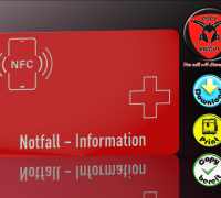NFC Tag Keychains by orax, Download free STL model