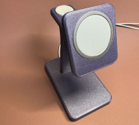 The Surge Wavy 3D Printed Magsafe Charger Stand for Iphones 12/13/14/15 