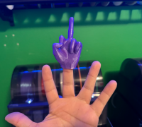 STL file Print-in-Place Collapsing Middle Finger 🖕・Design to download and  3D print・Cults