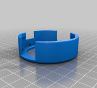 OOONO Holder with hinge (pip) by Print2Perform3D, Download free STL model