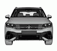 Volkswagen Tiguan Allspace '2022 - Modèle 3D - 68051 - Model COPY