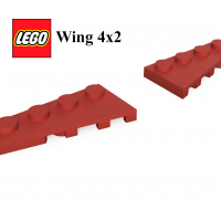 Archivo OBJ gratis lego brick 4x2 llavero 🧱・Plan de la impresora 3D para  descargar・Cults