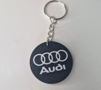 Free STL file Audi key ring 🚗・Object to download and to 3D print・Cults