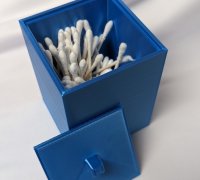 q tip and cotton pad holders 3D Models to Print - yeggi