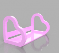 3D file Double Heart Pot Mold, Valentine's Day, Dia de los Enamorados