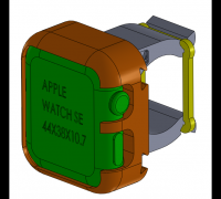 Archivo 3D Funda Bicicleta AppleWatch Serie 3 42mm (Cuentakilómetros)  🍎・Modelo para descargar y imprimir en 3D・Cults