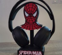 3D Printable Spiderman soporte auriculares by David Cabellier