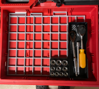 Milwaukee Aluminum Chalk Line Storage - Gridfinity by kvn5x4