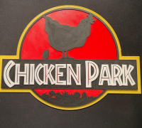 Chicken Park separated colors by Khelian, Download free STL model