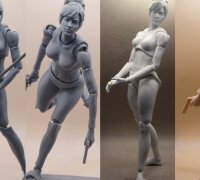 Free STL file Action figure blank body 🗿・3D printable model to