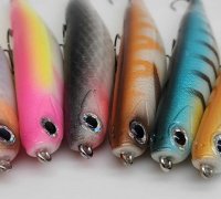 Making Minnow Lure with Magnetic Weight Transfer System. 3D