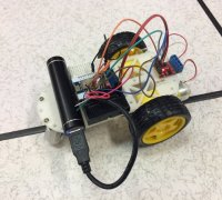 Fichier STL gratuit Châssis Arduino pour Robot Dessinateur