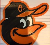 Orioles O Light up sign by Collisto, Download free STL model