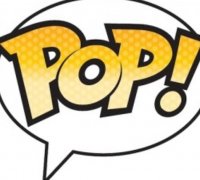 Logo Pop  de Funko Pop impreso en 3D plastico ABS