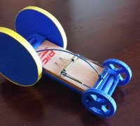 Free STL file Mousetrap Racer 🚗・3D printable model to download・Cults