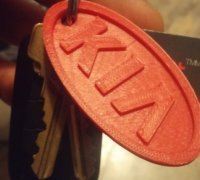 kia logo keychain by 3D Models to Print - yeggi
