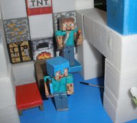 3D model Minecraft Steve VR / AR / low-poly