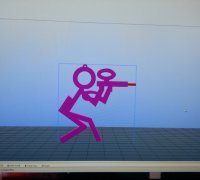 Alan Becker Stick Figures by Maximus Marchi, Download free STL model