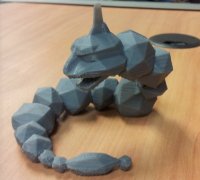 STL file Pokémon - Onix 🎨・Model to download and 3D print・Cults