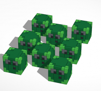 STL file MINECRAFT SLIME 🦸・Model to download and 3D print・Cults