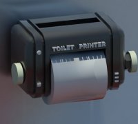 Free STL file Toilet Paper Roll・3D print design to download・Cults