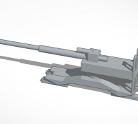 Schwerer Gustav Railway Gun - 3D model by adrianovalentini