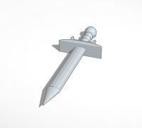 Playmobil falcata sword Ibera Custom 3d/Ibera sword/axe Ibera/Ibera schwert 